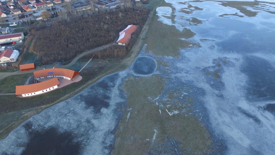 Bird's eye view, Winter, On site