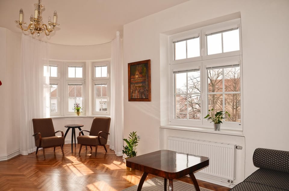 Library, Living room, Seating area, City view
