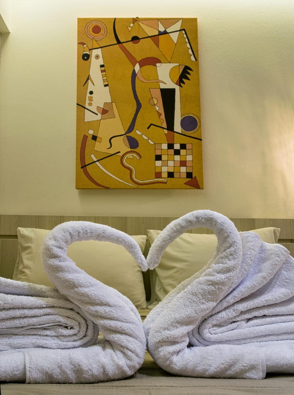 Bedroom, towels