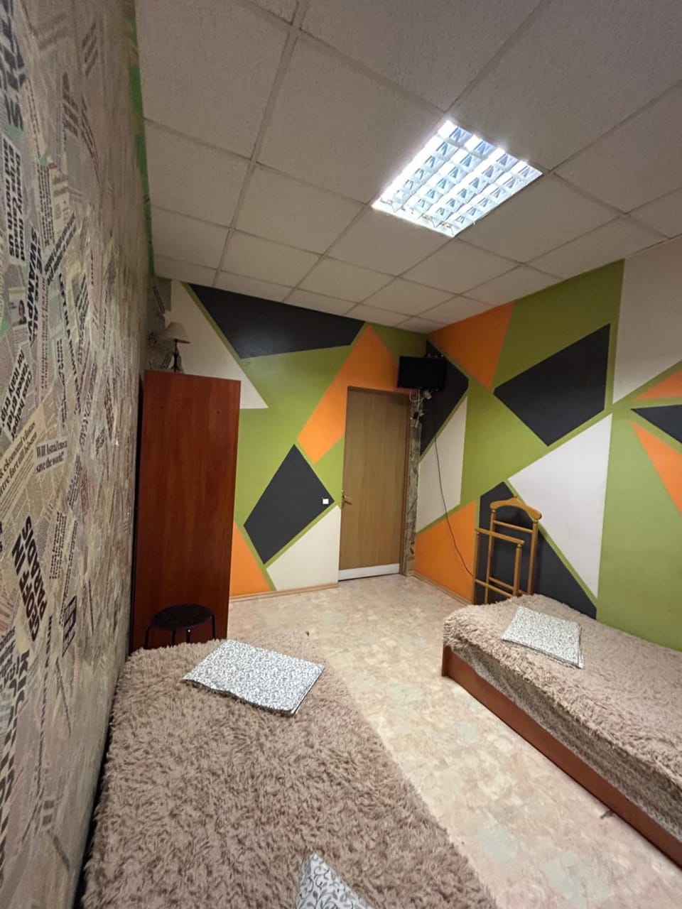 Bed, Photo of the whole room, Bedroom, wardrobe