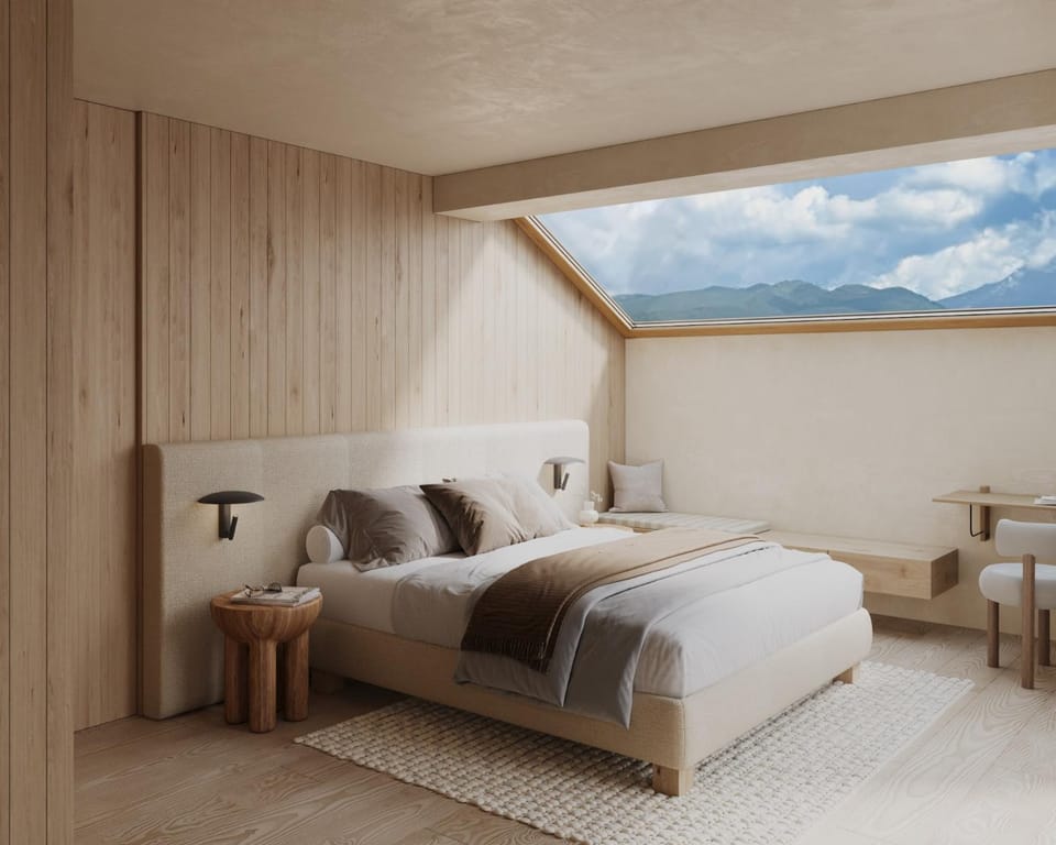 Photo of the whole room, Bedroom