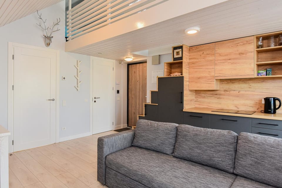 Kitchen or kitchenette, Living room