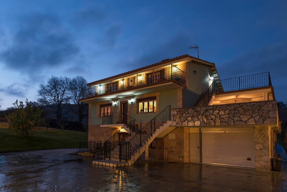 Property building, Night, Sunset