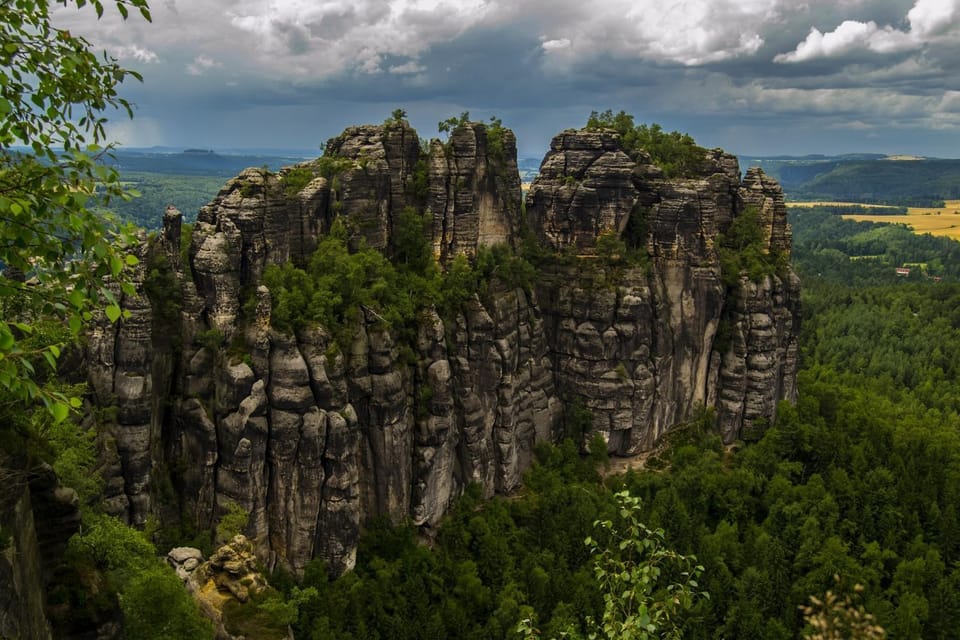 Natural landscape, Bird's eye view, Hiking, Mountain view