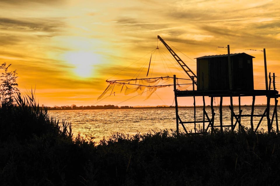 Nearby landmark, Natural landscape, Sunset