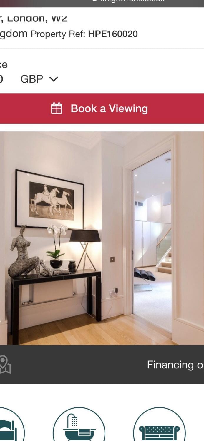 Maisonette Hyde Park Apartment in City of Westminster