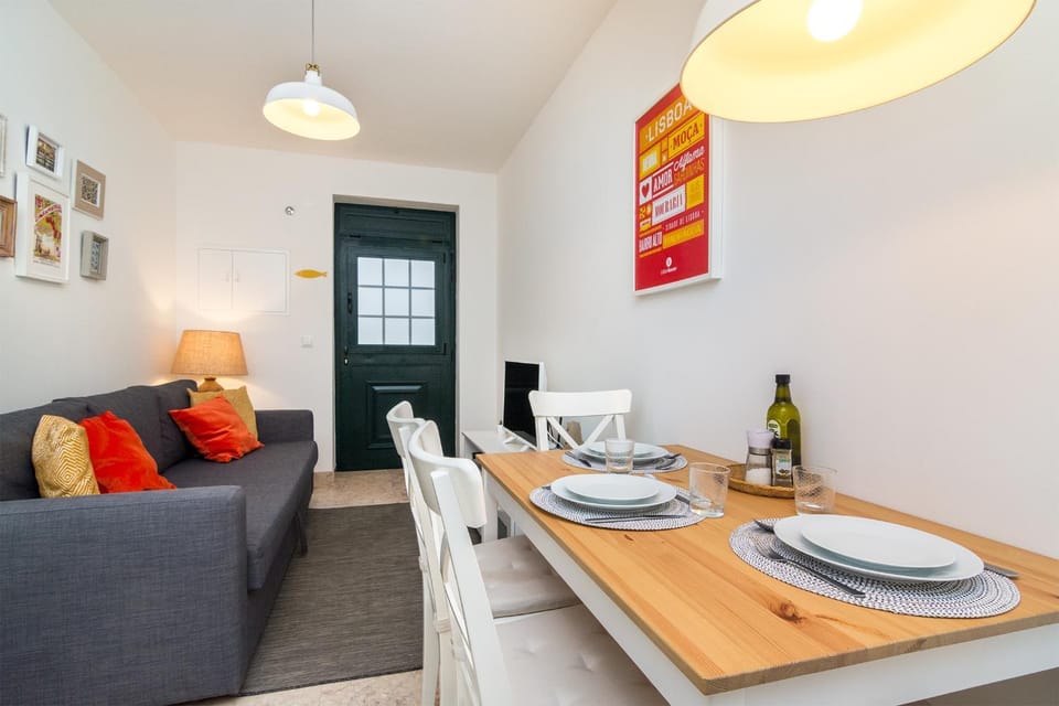 Property building, Living room, Dining area