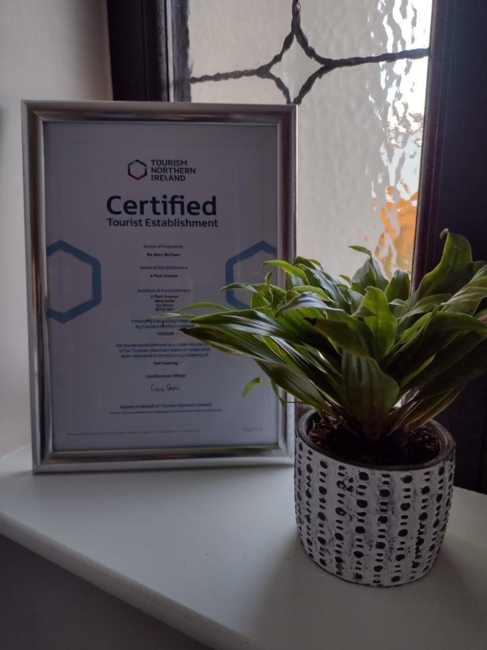 Certificate/Award