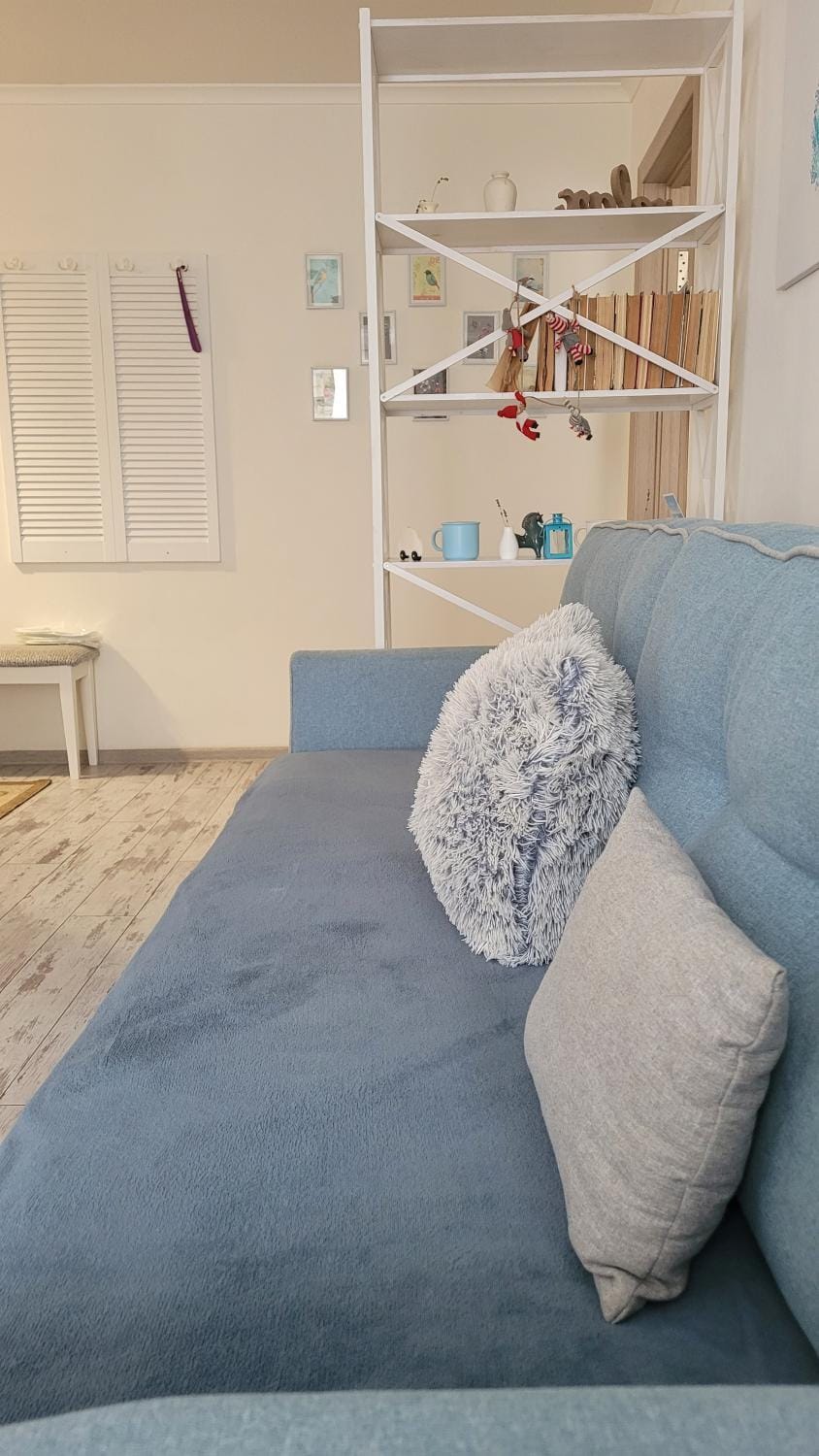 Бело-голубая безмятежность Apartment in Ukraine