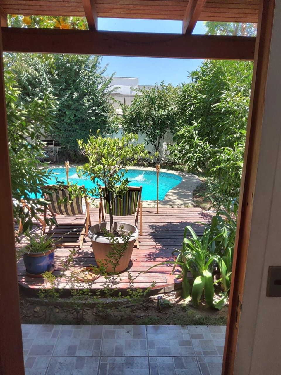 Balcony/Terrace, Garden view, Pool view