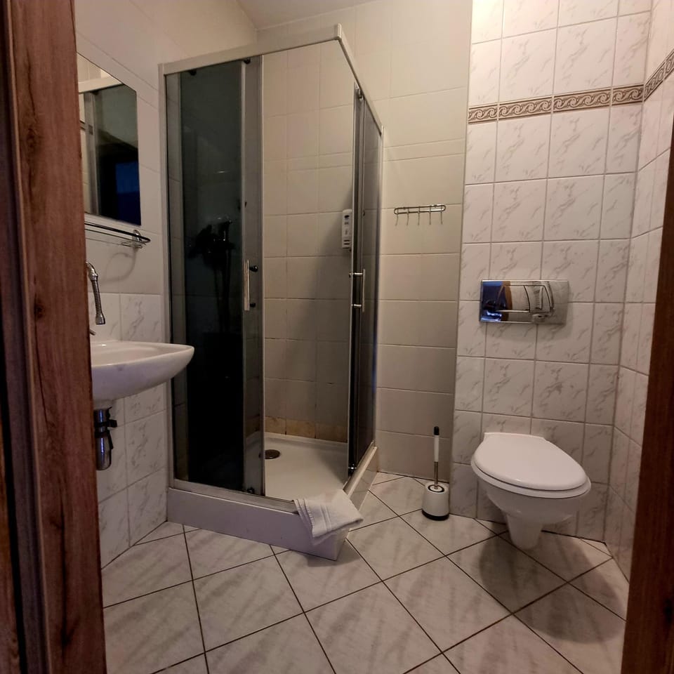 Shower, Toilet, Bathroom, towels