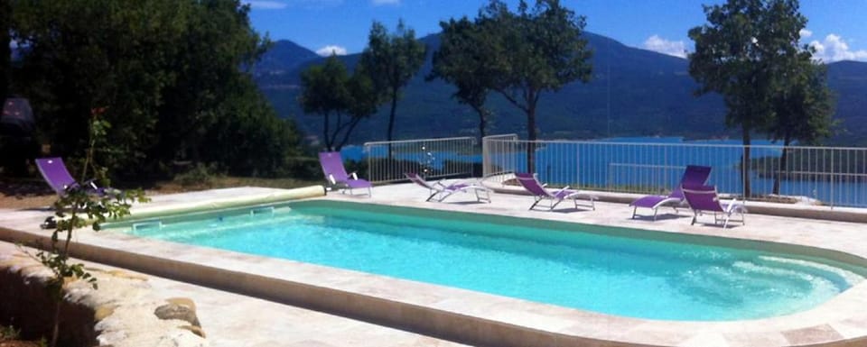 Nearby landmark, Natural landscape, Lake view, Mountain view, Swimming pool, sunbed