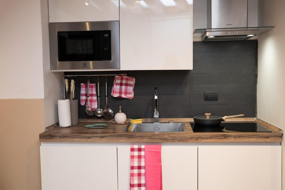People, Kitchen or kitchenette, dishwasher, microwave, stove