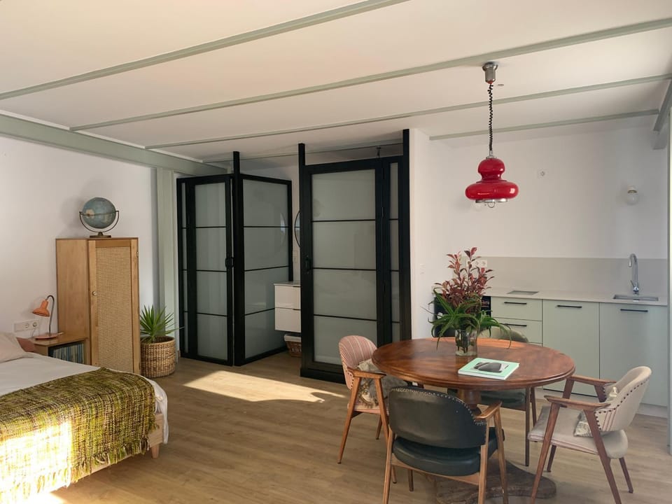 Kitchen or kitchenette, Living room, Seating area, wardrobe