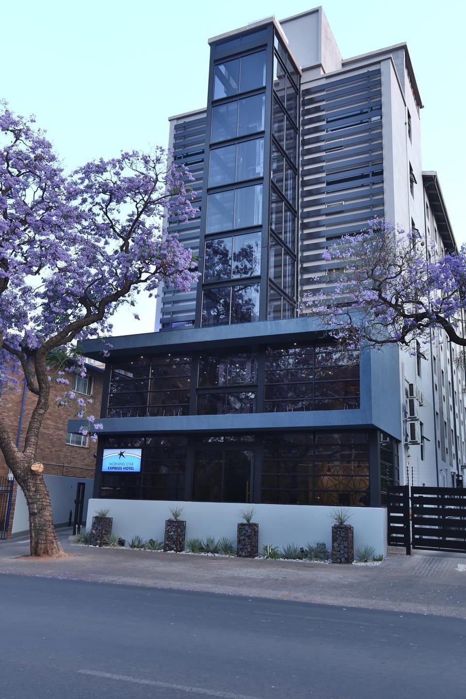 Spring, On site, Street view, Sunset