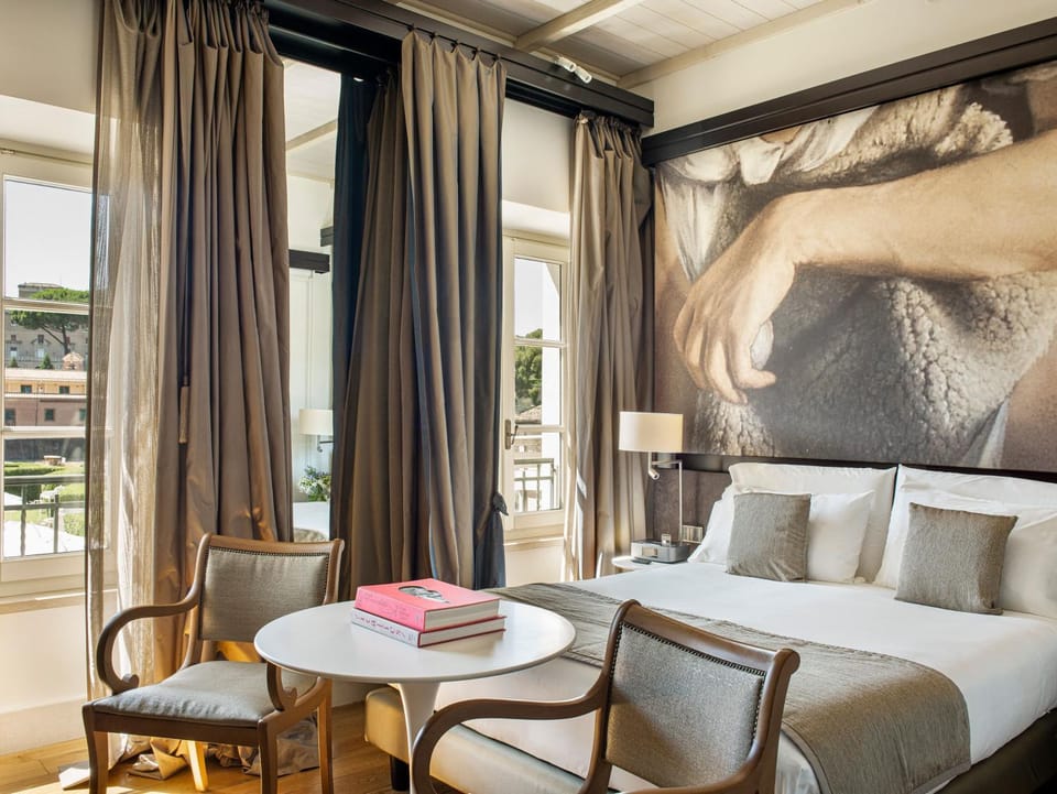 Bed, View (from property/room), Balcony/Terrace, Bedroom