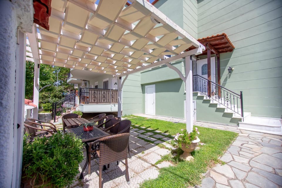 Summer, Garden, Seating area