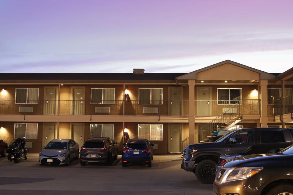 Property building, Sunset