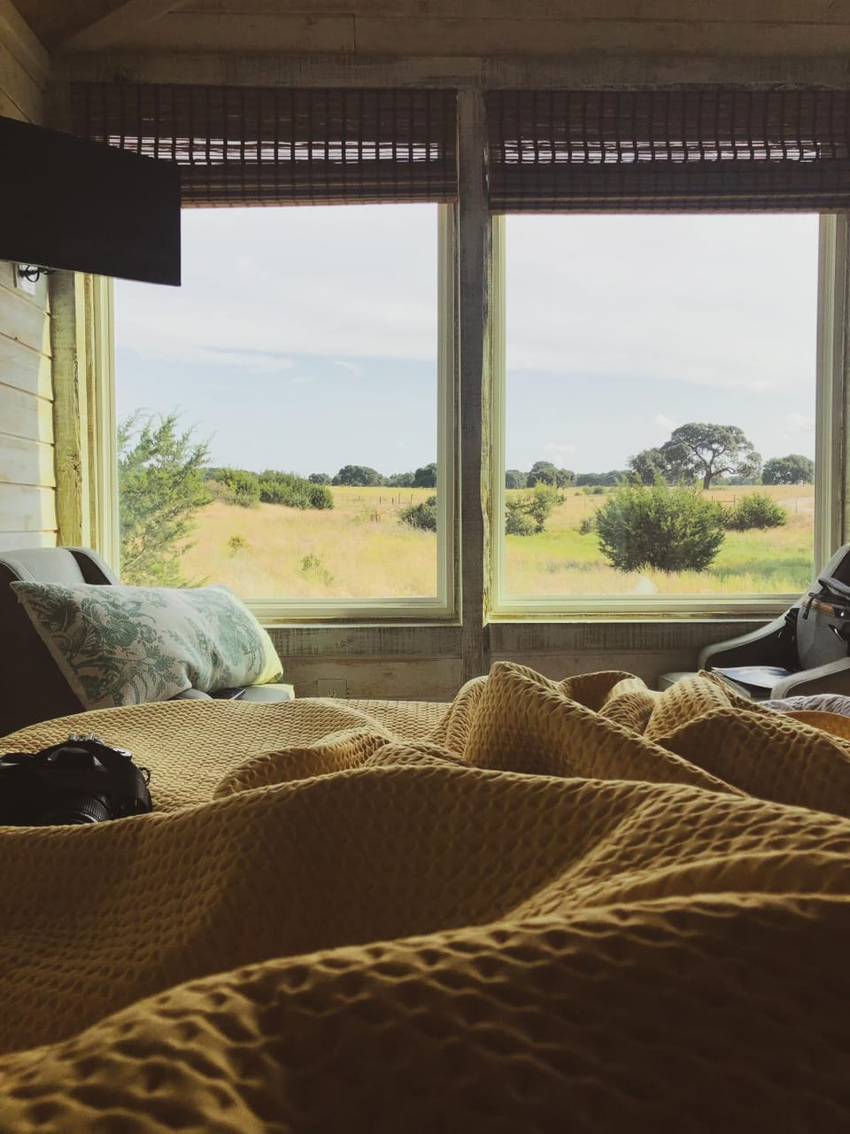 Bed, Natural landscape, View (from property/room)