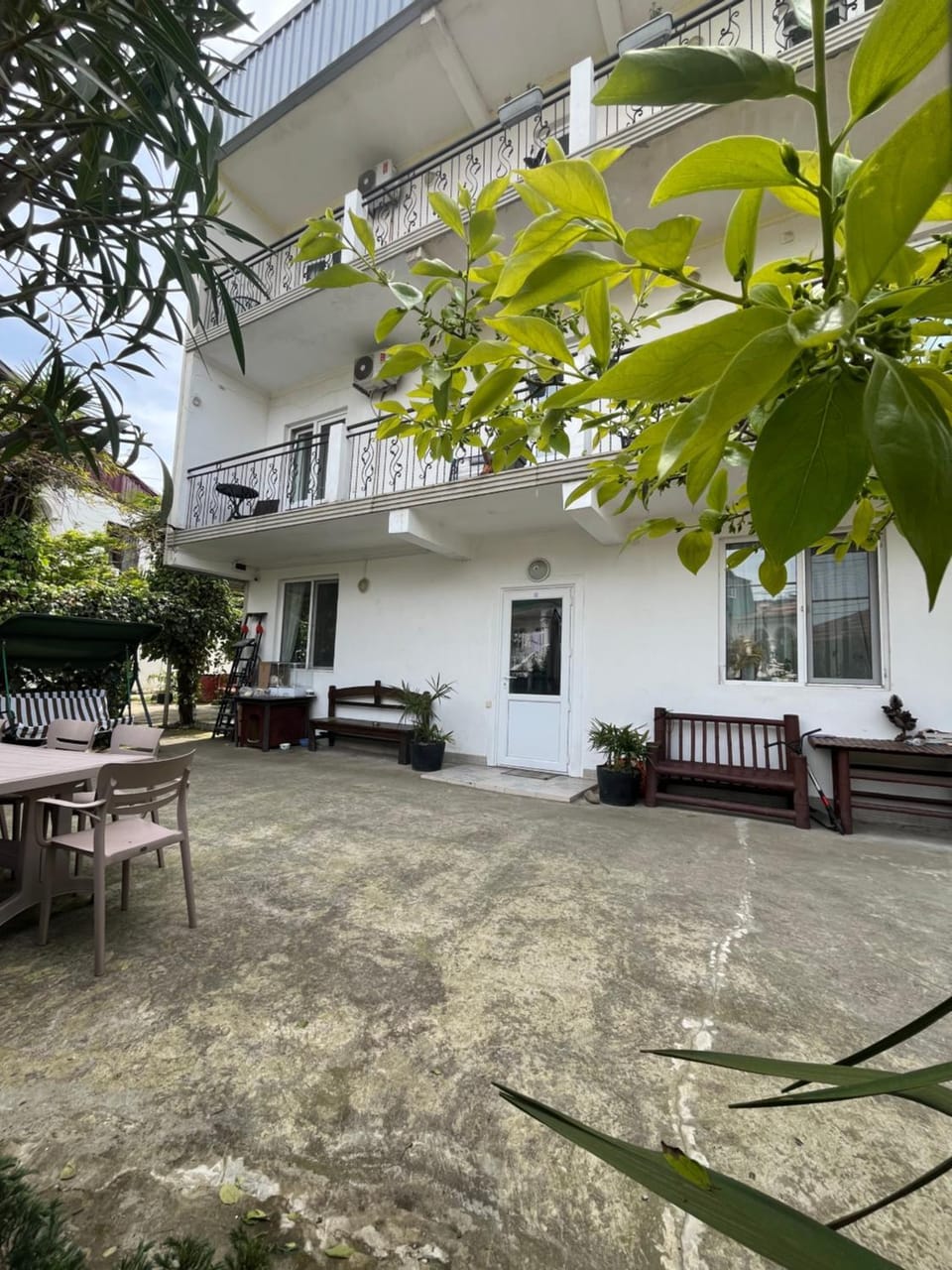Property building, Patio, Day
