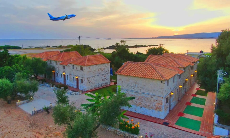 Property building, Sunset