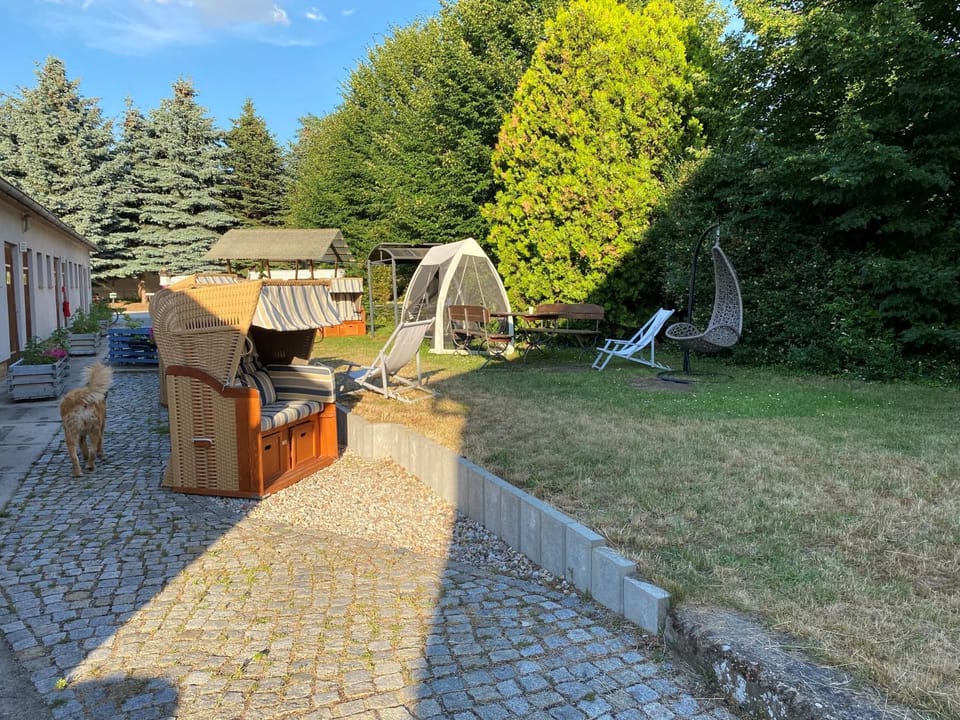 Garden view, sunbed