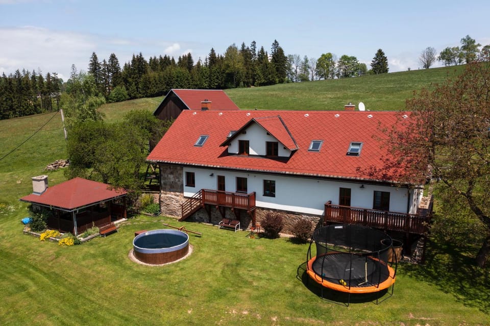 Property building, Natural landscape, Garden, Garden view, Pool view, Swimming pool