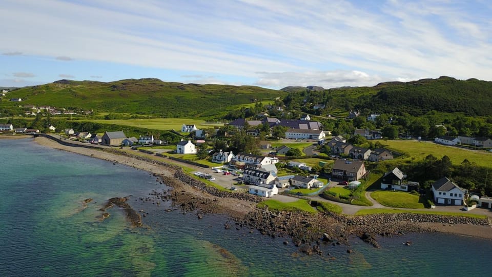 Natural landscape, Bird's eye view, Beach, Mountain view, Sea view