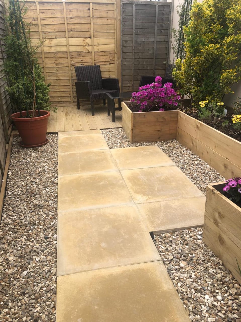Patio, Garden, Garden view
