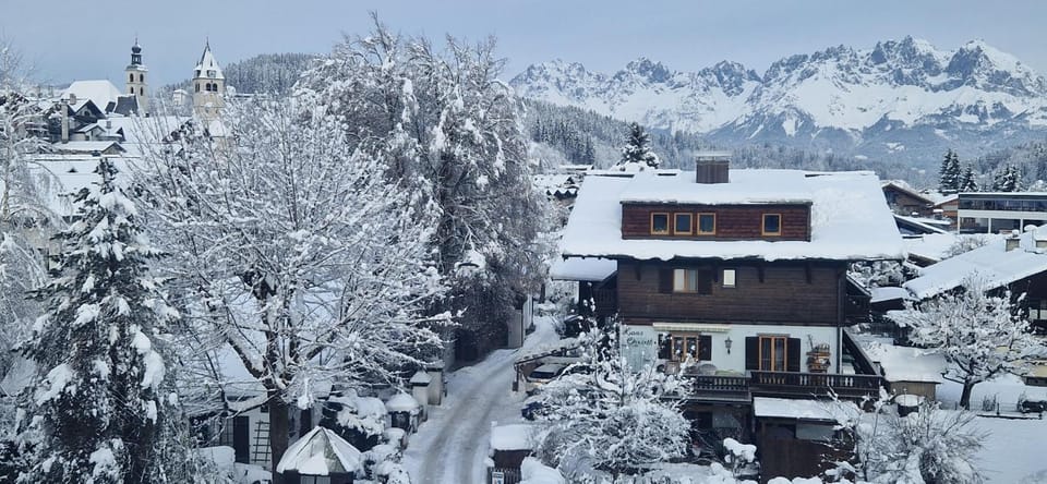 Property building, Natural landscape, Winter, Mountain view