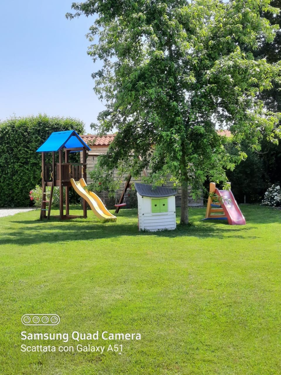 Spring, Day, Children play ground, Garden, View (from property/room), Garden view
