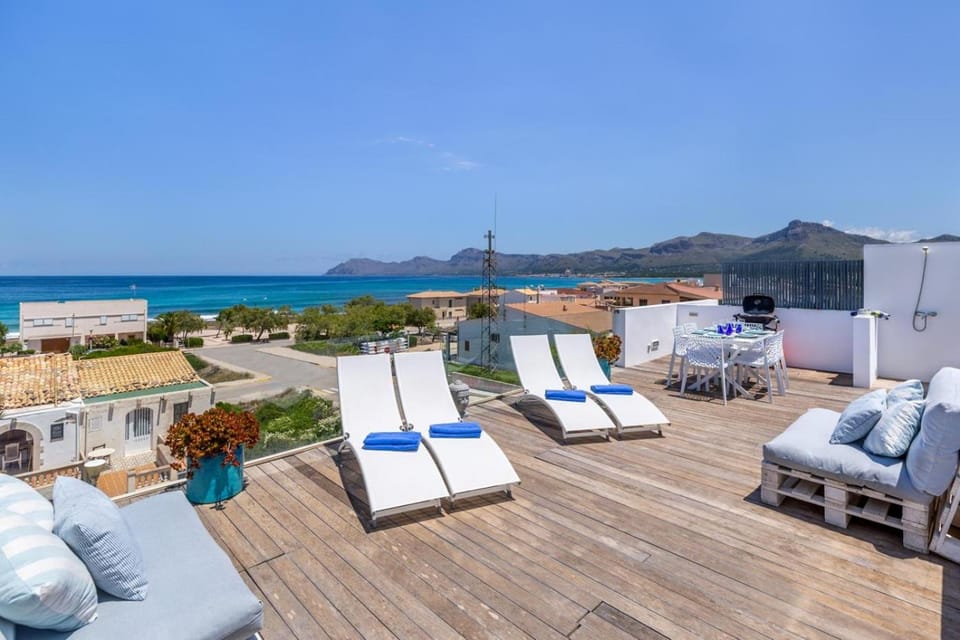 BBQ facilities, Balcony/Terrace, Sea view