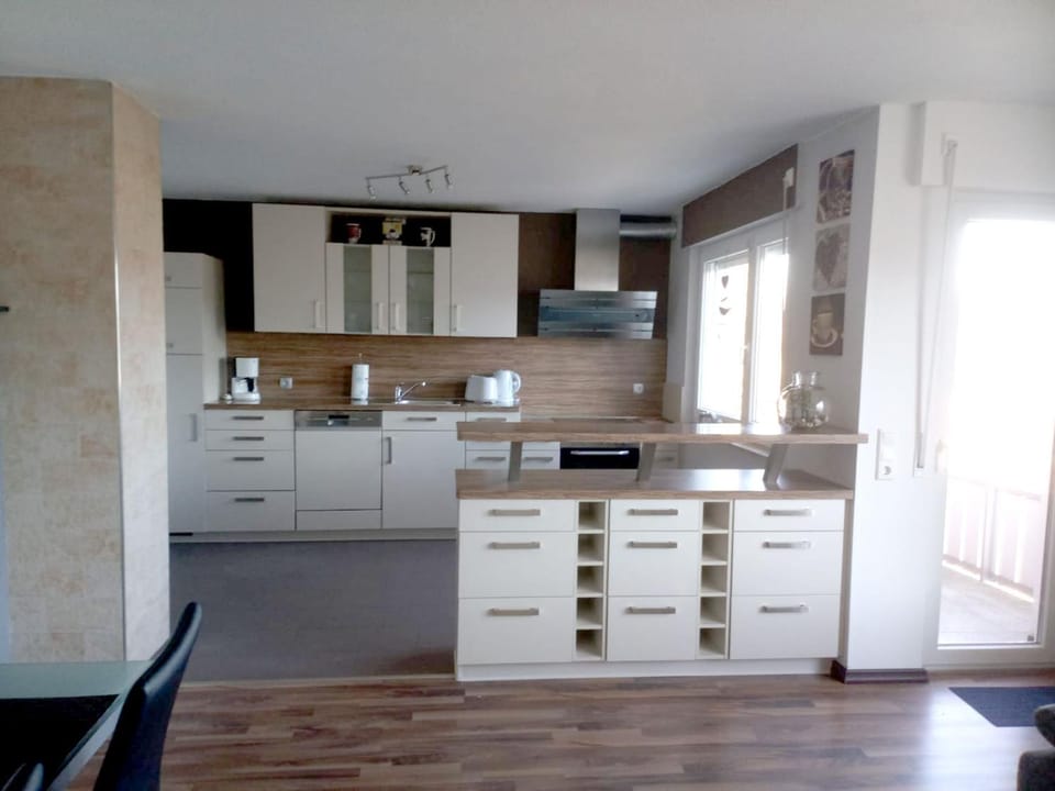 Kitchen or kitchenette, dishwasher