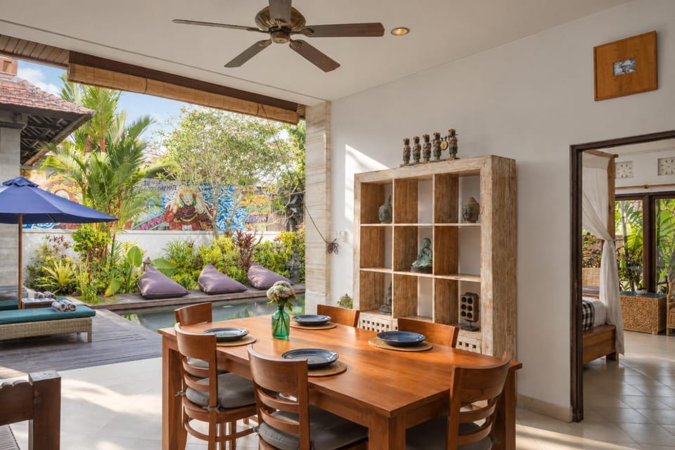 Day, Garden, Dining area, Garden view, Breakfast