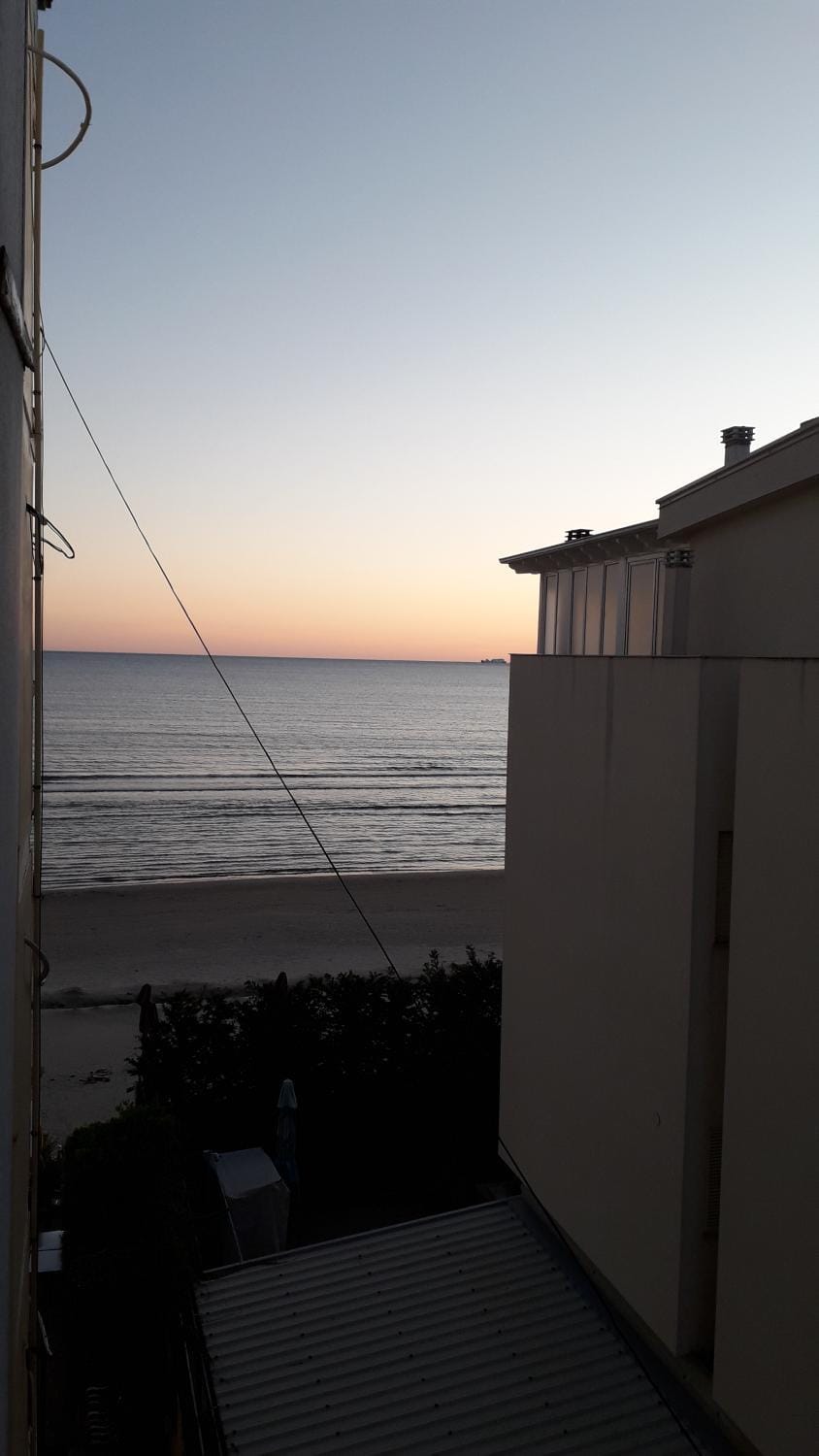 Balcony/Terrace, Beach, Sea view, Sunset