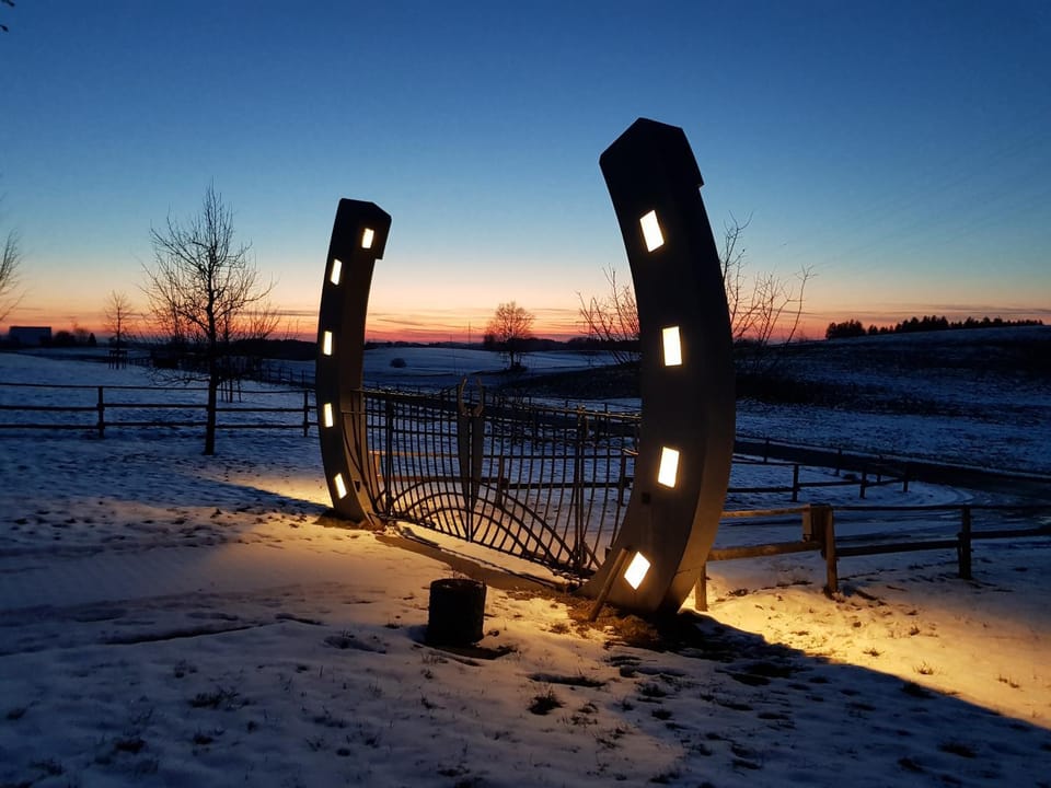 Winter, Sunset