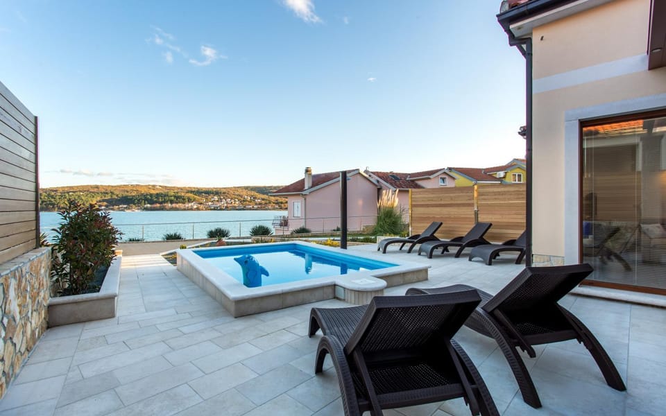 Patio, Garden view, Pool view, Sea view, Swimming pool
