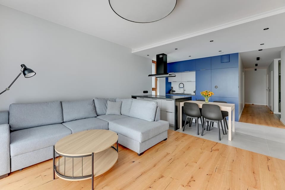 Kitchen or kitchenette, Living room, Dining area