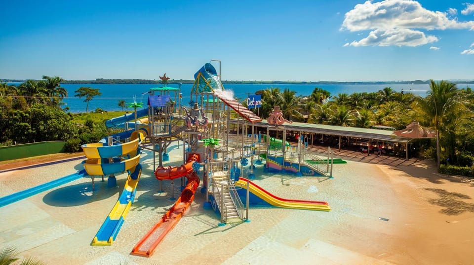 Off site, Natural landscape, Children play ground, Aqua park, River view, Swimming pool
