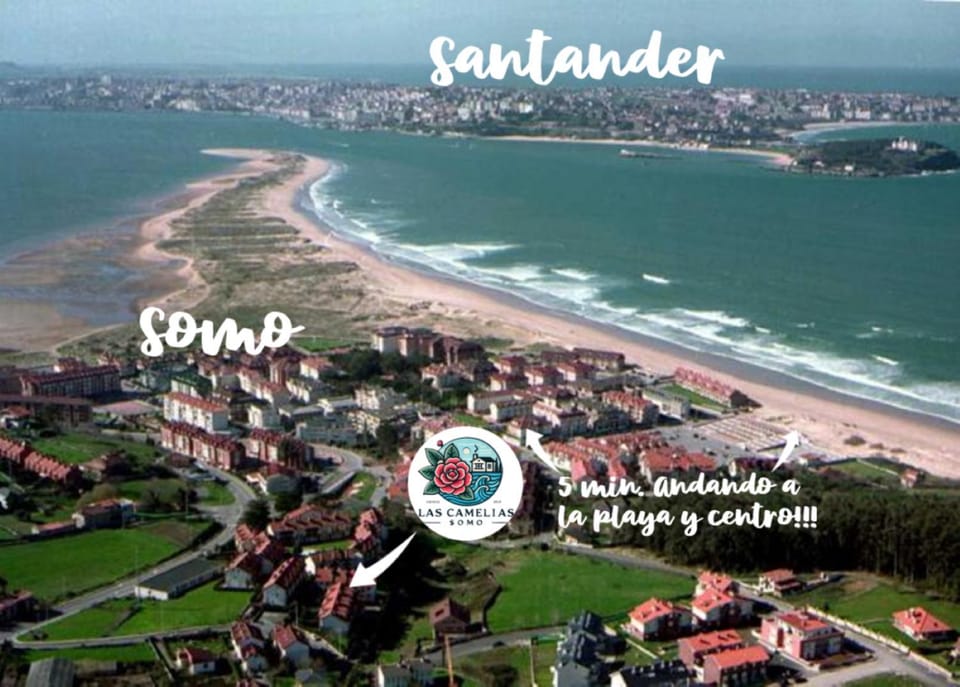 "LAS CAMELIAS SOMO" un lugar para desconectar!! Vistas al MAR!! House in Cantabria