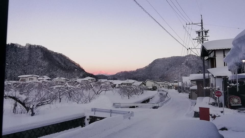 Day, Natural landscape, Winter, Mountain view