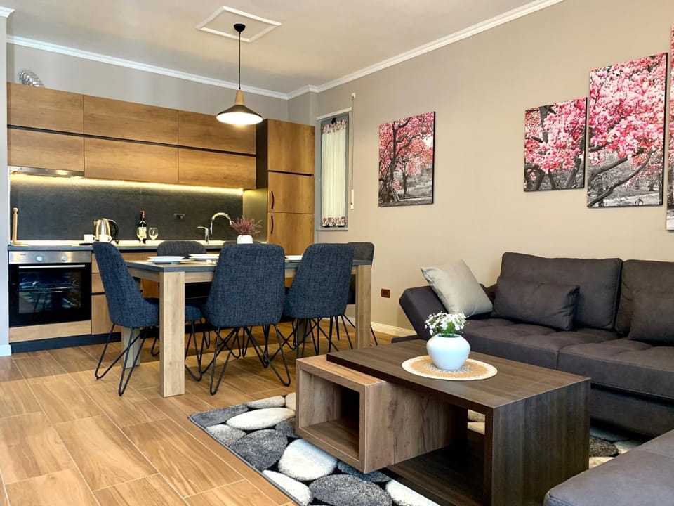 Living room, Seating area, Dining area