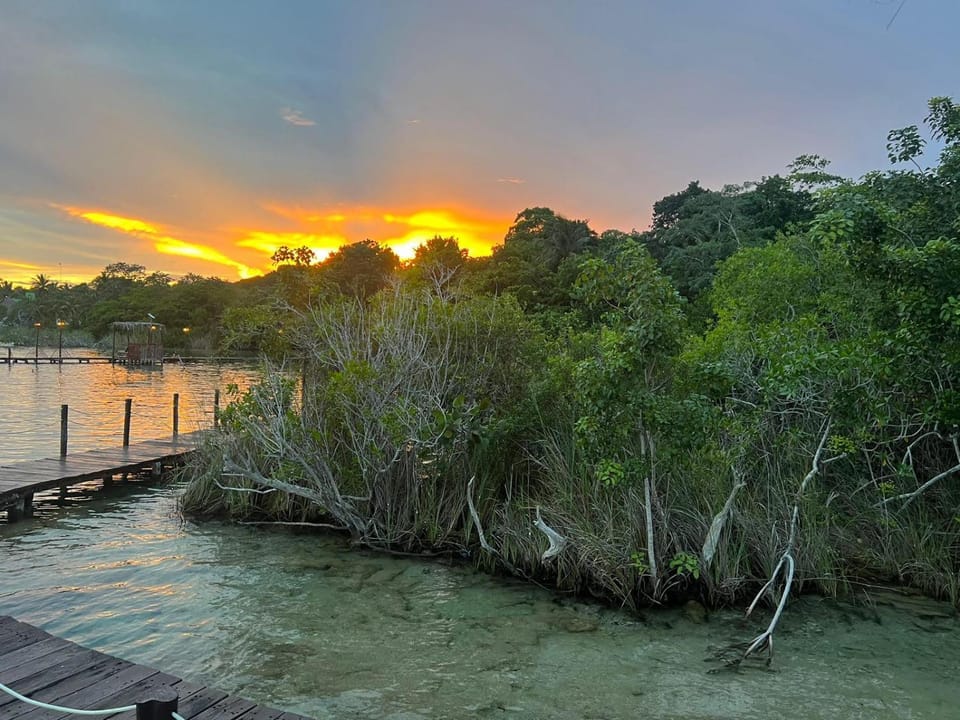 Day, Natural landscape, Lake view, Sunset