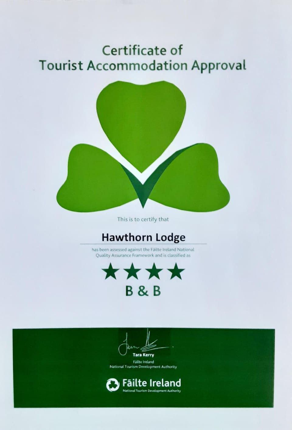 Hawthorn Lodge Bed and Breakfast in Northern Ireland