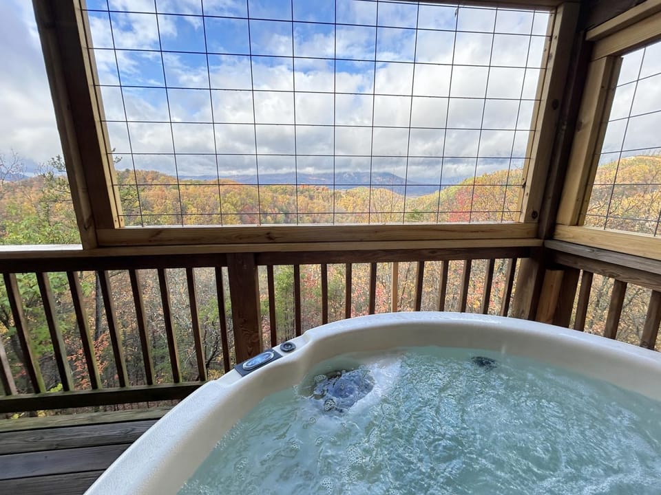 Natural landscape, Hot Tub, Mountain view