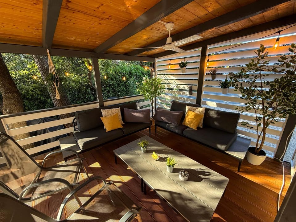 Balcony/Terrace, Living room, Garden view, Garden view, Inner courtyard view, furniture, sunbed