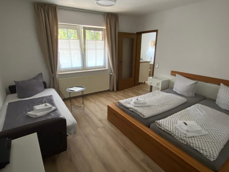 Bed, Living room, Bedroom