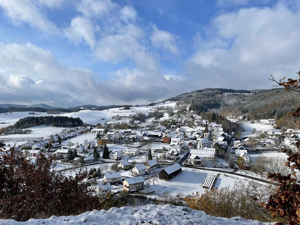Natural landscape, Winter, Mountain view