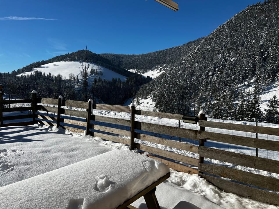 Natural landscape, Winter, Mountain view