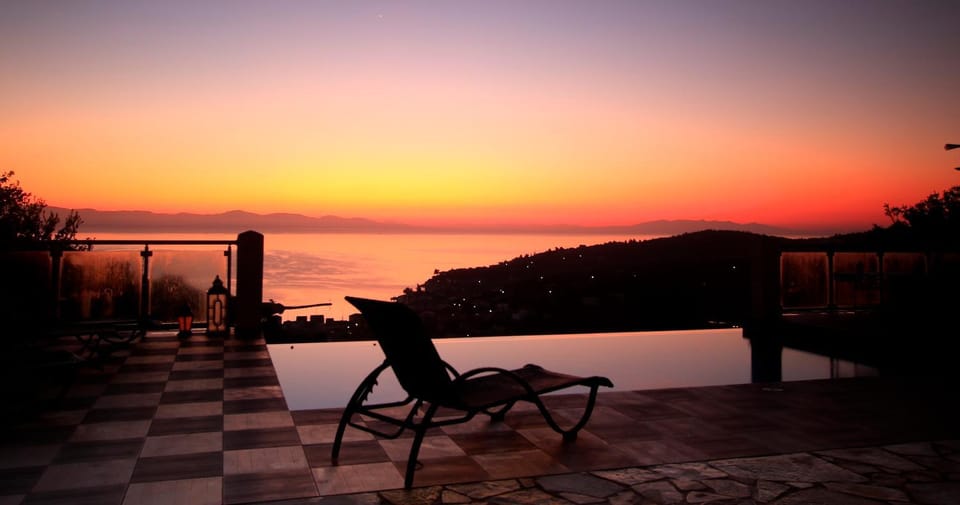 City view, Swimming pool, Swimming pool, Sunrise